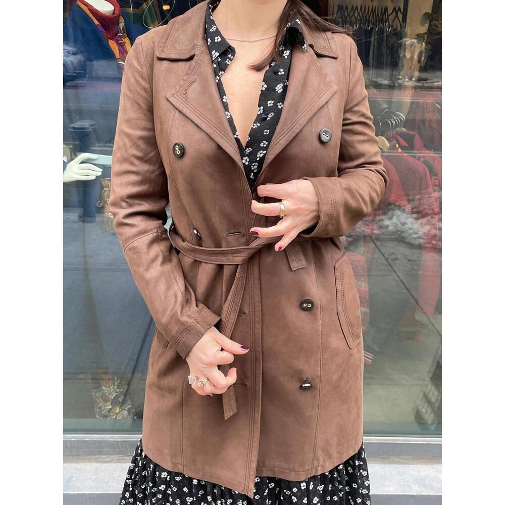 Chocolate Trench Coat